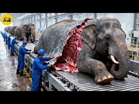 Inside the Giant Elephant Facility: How Massive Herds Are Managed at Industrial Scale