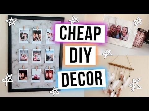 Cheap & Easy DIY Room Decor!! | ohhitsonlyalice