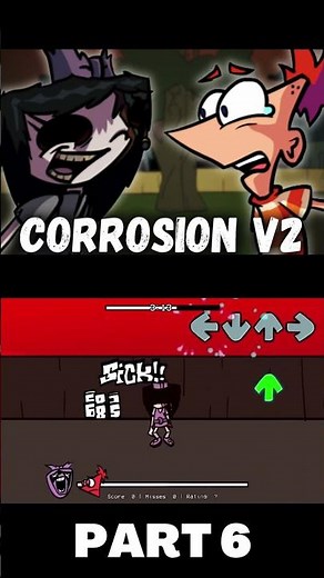Corrosion V2 (PART 6) (Chart) (FNF MOD) #shorts