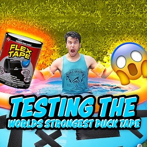 81K views · 73 reactions | Testing FLEX TAPE! (I'M SHOCKED) | Derek Gerard | Facebook