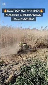 ECOTECH H27 Panther tracked mower for reeds and dykes. #slopemower @ecotechitaliasrl