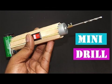 DIY Mini Popsicle Stick Drill | Easy Craft ideas