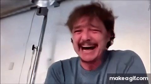 Pedro Pascal Crying | Original Remastered with AI | 2K 30FPS on Make a GIF