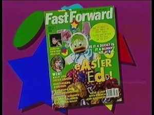 Fast Forward magazine advert and Going Live trailer, 13th April 1990