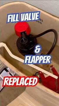 How To Replace A Fill Valve, Flapper & Supply Tube For A Toilet #plumbing #diy #toiletrepair