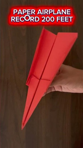 How To Make A Paper Airplane RECORD DISTANCE 200 FEET 🤯