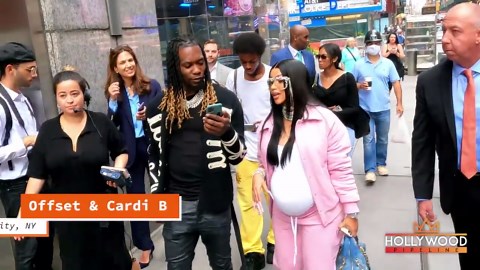 Cardi B & Offset share PDA before welcoming baby boy!