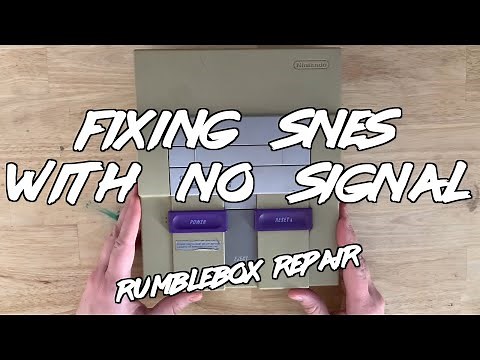 How to Fix SNES With No Signal | RUMBLEBOX Repair