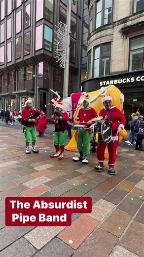 34K views · 660 reactions | The Absurdist Pipe Band with a medley of #cartoon #tunes #flintstones #loonytunes #pipeband #clowns #funny #festival #carnival #glasgow #scotland | BuskersofGlasgow | Facebook