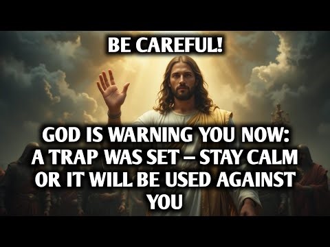 BE CAREFUL! GOD IS WARNING YOU NOW: A TRAP WAS SET — STAY CALM OR IT WILL BE USED AGAINST YOU