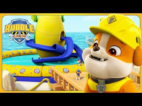 Sea Monster Splash Park | Rubble & Crew | Cartoons for Kids