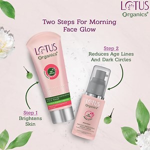 3.1K views · 172 reactions | Revive dull skin with Precious Brightening Serum & Face Wash Combo. Crafted with 100% certified organic white peonies, It helps to reduce dark circles , aging lines and gives radiant glow. | Lotus Organics + | Facebook
