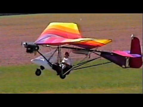 Weedhopper C model Ultralight with a 447 Rotax | Footage from 2001