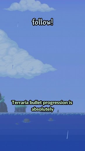 terraria's bullet progression is PERFECT | yt in bio | #terraria #challenge #fyp #fypシ #fypage #fypシ゚viral #gamin #funny #terrariamastermode #op #overpowered #speedrunner #lifehack #tips #tipsandtricks #rare #facts #weird #strategy #strat #lucky