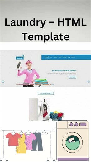 Laundry – HTML Template