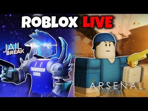 🔴 STREAMING JAILBREAK AND ARSENAL WITH VIEWERS | ROBLOX LIVE 🔴