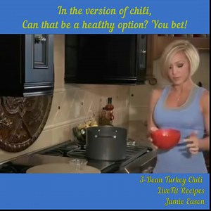 2.3K views · 71 reactions | Jamie Eason 3-Bean Turkey Chili Recipe --- When most people think of eating healthfully, one of the first options to come to mind is a salad. But what about something as hearty and filling as chili? Prepare your chili on a Sunday for the entire family to enjoy, or save it to savor throughout the week! | Fitness Model/Writer Jamie Eason | Facebook