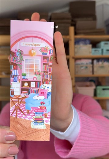 First look at some new bookmarks 📚🌸✨🌟 #art #bookmarks #illustration #surfacepattern #unboxing