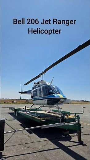 Bell 206 Jet Ranger Start-up #helicopter #jet