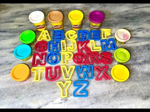 Learn ABC with play Doh | create & learn with Play doh Alphabets | Toddler Learning Video #abcd