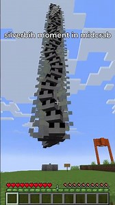 silverfish moment in minecraft 🥈🐟