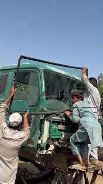 Old Rope Method Truck WindshieldInstallation Process #foryou
