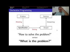 Martin Gebser - Applications of Answer Set Programming (Part 1)