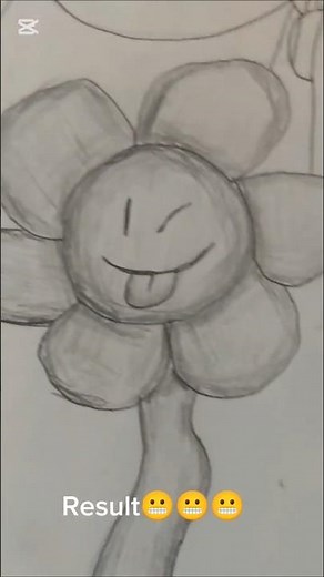 Drawing Flowey from Undertale #drawing #undertale #tutorial #flowers #flowey