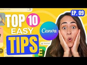 Best Canva Tips to Speed Up your Workflow | Canva Tutorial for Beginners | Ep. 09