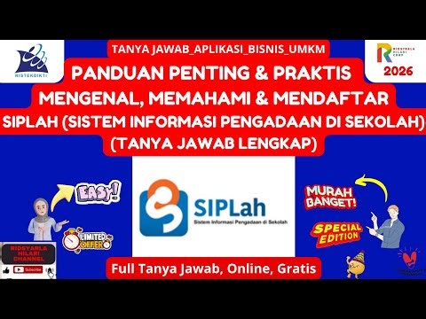 UMKM Wajib Tahu! Cara Jadi Vendor Sekolah! Bocoran Jualan Produk ke Sekolah Lewat SIPLah!