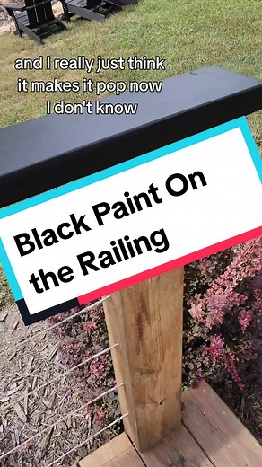 Black paint for the win! Sprucing up a few things at the cabin. #thedailydiy #diy #doityourself #diyproject #paintproject #airbnb