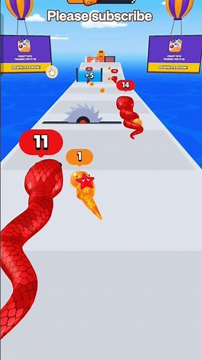 snake run 3d game new update part 69 #trending #viral