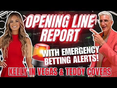 NFL Opening Line Report | 2025 NFL Week 1 Odds, Picks and Predictions | Sept. 1, 2025