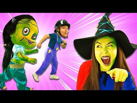 The Witch Dance Song | Abracadabra | Halloween Songs | Hokie Pokie Kids Videos
