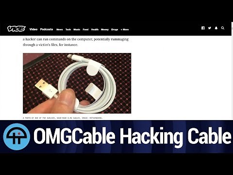 OMGCable Wi-Fi Hacking Lightning Cable