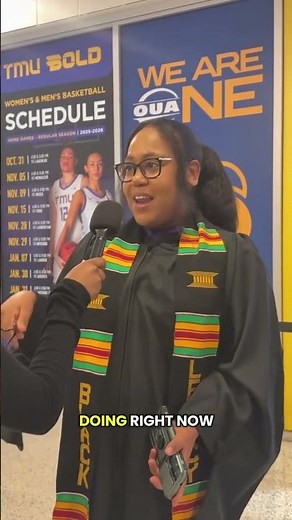 Asking new grads about their experience at TMU