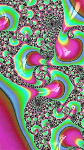 #fractal #trippy #animation Chromatic Warpstream: Highspeed Psytrance in Living Geometry