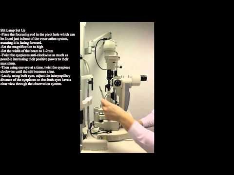 Slit Lamp Bio-Microscope Set Up