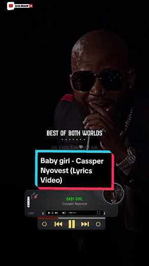 Baby Girl - Cassper Nyovest (Lyrics Video)