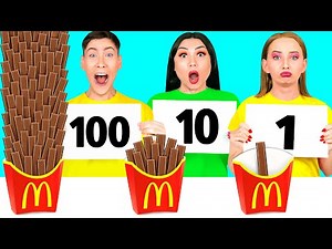 100個重ねフードチャレンジ HAHANOM Challenge