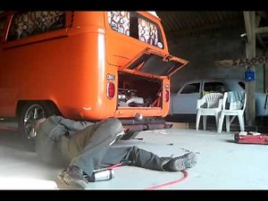 vw bus engine removal