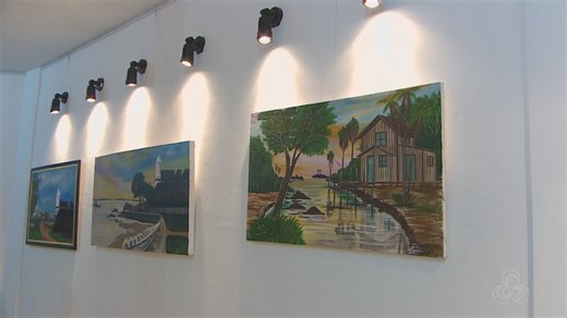 Exposição relata por meio de quadros as diferentes fases de artistas amapaenses