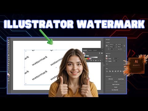 How To Create Watermark In Illustrator | Step-by-Step Tutorial (2025)