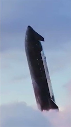 SpaceX Starship V3 flip and landing burn seen in amazing close-up from Indian Ocean