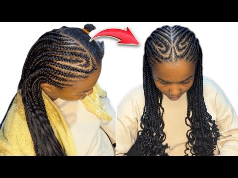 Neat and Natural Knotless Box Braids u will love to try