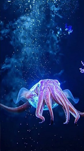 Vampire Squid: The Phantom of the Deep Ocean #4kvideo #marinemystery #deepblue #marinelife #deepsea