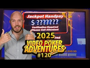 Our Biggest Video Poker Win EVER! What a Hand Pay!!!