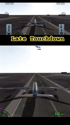 Late Touchdown + Heavy Crosswind = Hardest Landing Ever | 50 Seconds of Pure Landing Panic
