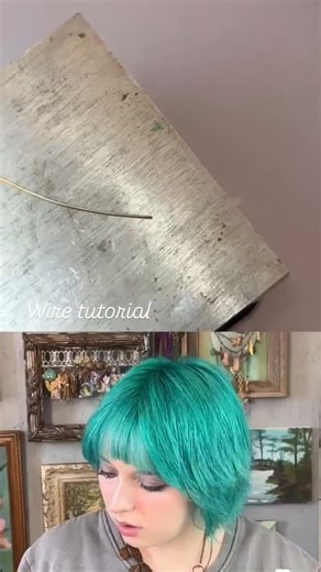 1K views · 169 reactions | Create hammered paddle drops with 20ga natural brass wire in this fun tutorial. #wirewrapping #wirework #wirejewelry | Vintaj | Facebook