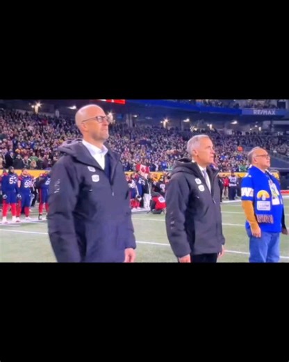 StraightOuttaThe6ixTV 🇨🇦 on Instagram: "🇨🇦🏈 A tense moment at the 112th Grey Cup in Winnipeg — Prime Minister Mark Carney was allegedly loudly booed during O’ Canada and again during the coin toss. 👀💥 Crowd reactions were mixed, but the moment definitely got people talking… 🗣📢"